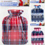 2L Hot Water Bottle With Fleece Cover Heat Therapy