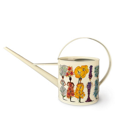 2L Oval Metal Watering Can with Pop Dolls Design by Charlotte Posner