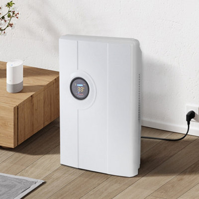 2L Silenced Mini Dehumidifier with 24H Timer,Display,Low Noise,Remote Control