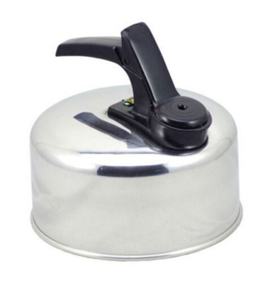2l Stainless Steel Aluminium Whistling Kettle Camping Fishing Home Lightweight