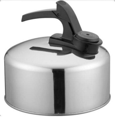 2l Stainless Steel Aluminium Whistling Kettle Camping Fishing Home Lightweight - 6