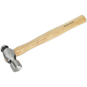 2lb Ball Pein Pin Hammer - Hickory Wooden Shaft - Drop Forged Steel Head