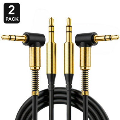 2M AUX Cable, Premium 3.5mm Male to Car AUX Plug Stereo Cable Lead ...