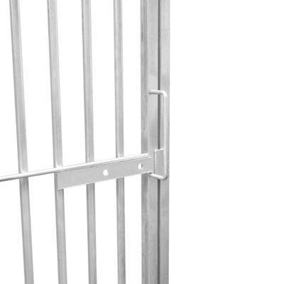 2m Dog Run Panel With Door - 8cm Bar Spacing - 8