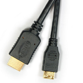 2m High Speed HDMI Type A C Mini Male to Plug Cable Video Camera HD & 4K Lead