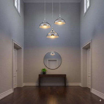 2M Modern Curvy Pendant Light Fixture, Farmhouse Modern Hanging Pulley ...