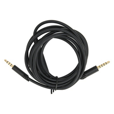 2M Plug-and-Play Headphone Cable with Volume Control for Logitech Astro A10,A30,A40