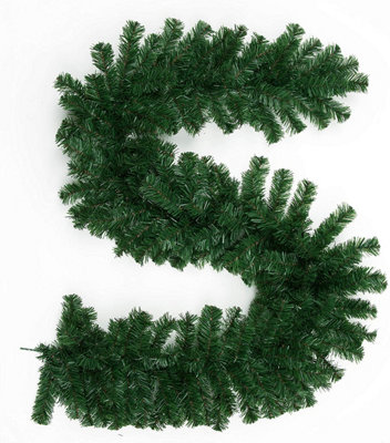 2m Prelit Alaskan Pine Christmas Christmas Garland Green