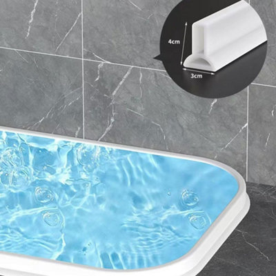 2m Self adhesive shower retaining strips shower threshold splash strips ...