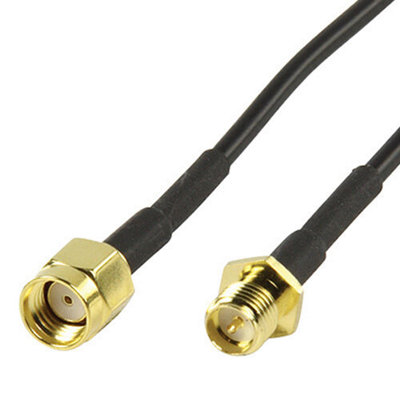 2M SMA Reverse Polarity Male to Female Cable WiFi Router Antenna Extension
