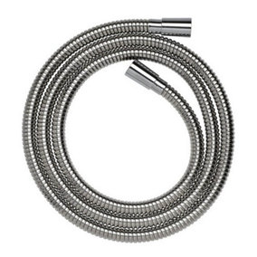 2m Stainless Steel Shower Hose Large Bore 11mm Fast Flow