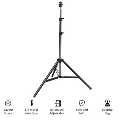 2M Tripod Stand Telescopic for Camera Tablet Pad