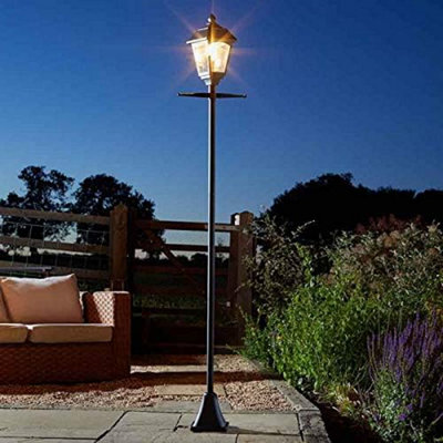 2m Victorian Style solar Lamp Post