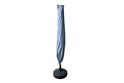 2m Waterproof Garden Parasol Cover - Grey