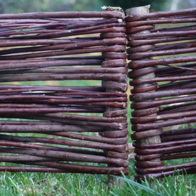 Willow Edging - Roll - Natural, 2m X 0.15m