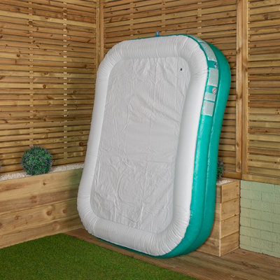2m x 1.5m x 0.5m Rectangular Family Paddling Pool with 450 Litre Capacity