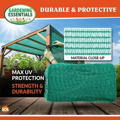 2M x 10M Garden Netting Green UV Protection Mesh for Plant Fruit Pond
