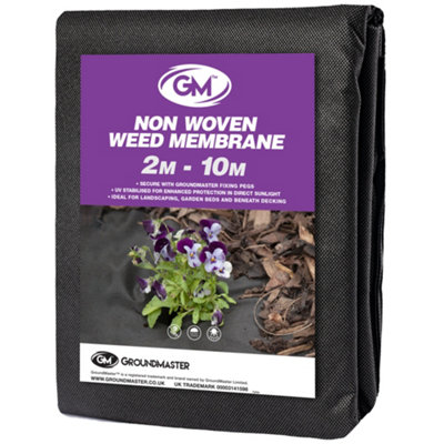 2m x 10m Non Woven Garden Boarder Weed Control Fabric