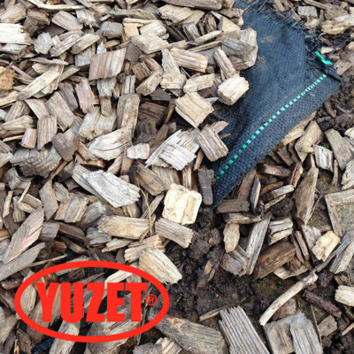 2m x 50m Yuzet 100gsm Horticultural Gridlined Ground Cover Weed Control Fabric - 4