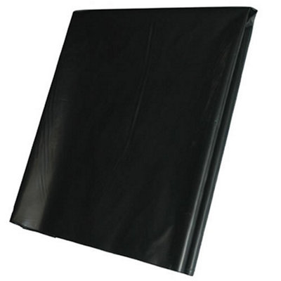 2M X 7M 1000G Black Heavy Duty Polythene Plastic Building Dust Rubble Sheet DIY