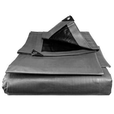 2m x2m Tough heavy duty waterproof tarpaulin/cover up tarp - 7