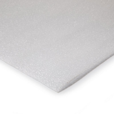 2mm Acoustic White Wood & Laminate Flooring Underlay (1m x 15m Roll) Closed-Cell Polyethylene Foam
