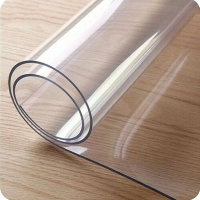 2mm Clear PVC Tablecloth  Transparent Vinyl Table Protector Cover