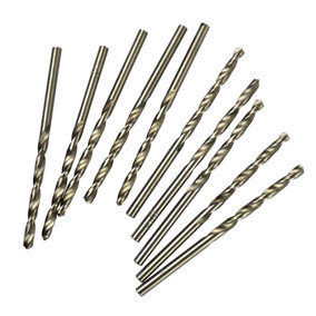 2mm HSS Metric Drill Bits 10 Pack For Metal Steel Wood By Bergen