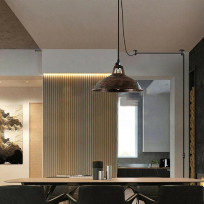 2Pack Light Shade Ceiling - Modern Brushed Copper Lampshade for Ceiling ...