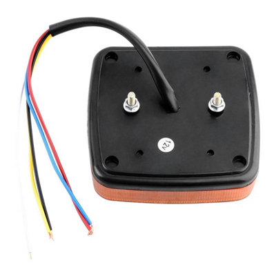 2Pc 12V LED Rear Tail Lights Indicator Stop Light Trailer Caravan Van Truck Lamp
