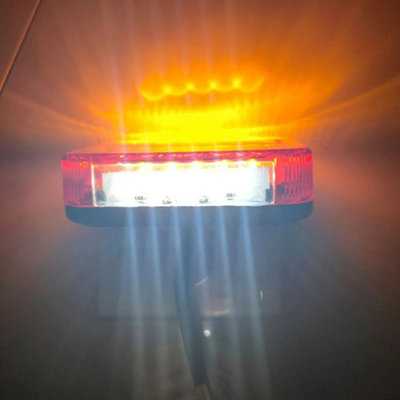 2Pc 12V LED Rear Tail Lights Indicator Stop Light Trailer Caravan Van Truck Lamp