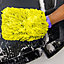 2pc Goodyear 2in1 Noodle Car Wash Mitt Microfibre Defogging Cleaning Polishing