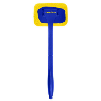 2pc Goodyear Windscreen Wonder Microfibre Cleaning Defogging Pad Long Handle - 4
