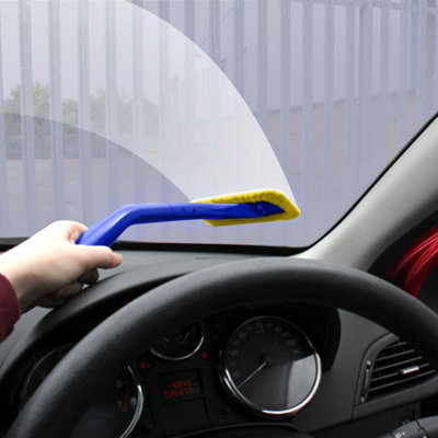 2pc Goodyear Windscreen Wonder Microfibre Cleaning Defogging Pad Long Handle - 6