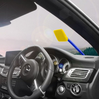 2pc Goodyear Windscreen Wonder Microfibre Cleaning Defogging Pad Long Handle - 7