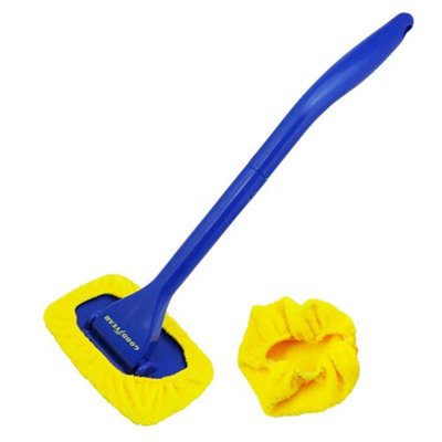 2pc Goodyear Windscreen Wonder Microfibre Cleaning Defogging Pad Long Handle - 8