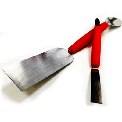 2Pc Small Tool Leaf & Square Set Trowel Pointing Large Finishing ...