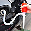 2Pc Syphon Pump Set Petrol Diesel Car Lorry Van Extractor Liquid Siphon Gasoline