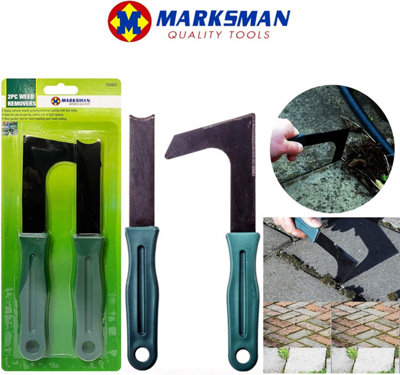 2pc Weed Removers Patio Kit Paving Garden Slab Grooves Deweeder Moss Diy Hand Tools Cleaning