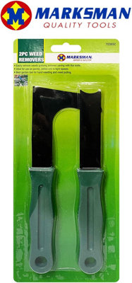 2pc Weed Removers Patio Kit Paving Garden Slab Grooves Deweeder Moss Diy Hand Tools Cleaning - 3
