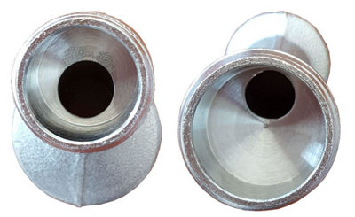 2pcs 1/2" x 3/4" BSP Shower Bath Tap Reduction Male x Male Dog Legs