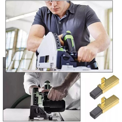 Balai Charbon TS 55/TS 75 FESTOOL 230V - Compatible Scies TS55 TS75 EBQ 492014 491704