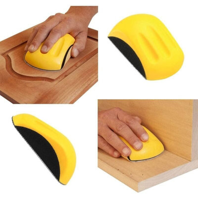 5-Inch Sanding Mouse – Hand Sander Block For Hook & Loop Discs – Ergonomic Grip For Wood, Auto, & Crafts 9 thumbnail image
