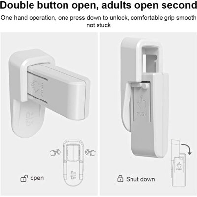 2PCS Baby Safety Door Lock Child Safety Locks Door Handle Lock for ...