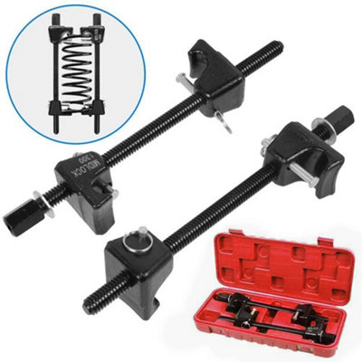 2PCS Car Coil Spring Compressor Heavy Duty Tool Suspension Clamp Kit ...