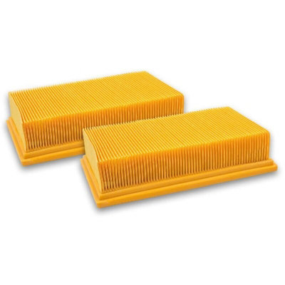 Accessoire Nettoyage 2 Filtres Plissés MCHNIC Pour Aspirateur Hilti VC-20/40 - Compatible Kärcher, Bosch, DeWalt Filtre Rechange Kärcher
