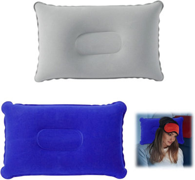 2PCS inflatable pillows for camping. 34x22cm, portable, waterproof ...