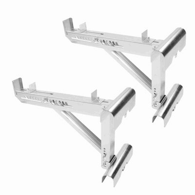 2PCS Ladder Jacks Adjustable Stabilizer Tripod Load Bearing Bracket ...