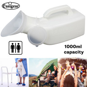 2pcs Male Female Urinal Urine Bottle Unisex Portable Outdoor Toilet Travel Camp