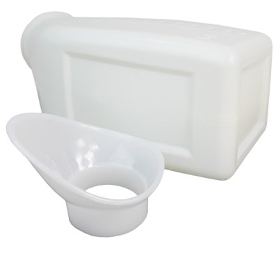 2pcs Male Female Urinal Urine Bottle Unisex Portable Outdoor Toilet Travel Camp - 8